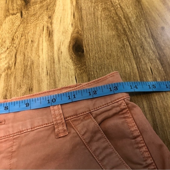 Madewell 9.5" Rise Coral Pink Stretch Jeans 27x23 Size 24 Capri Ankle Pants - Picture 7 of 9